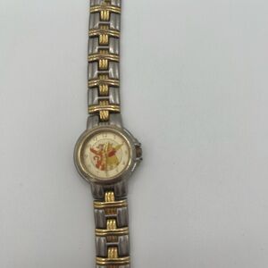 Disney Two-Tone Gold and Silver Women’s Winnie the Pooh Tiger  Bracelet Watch